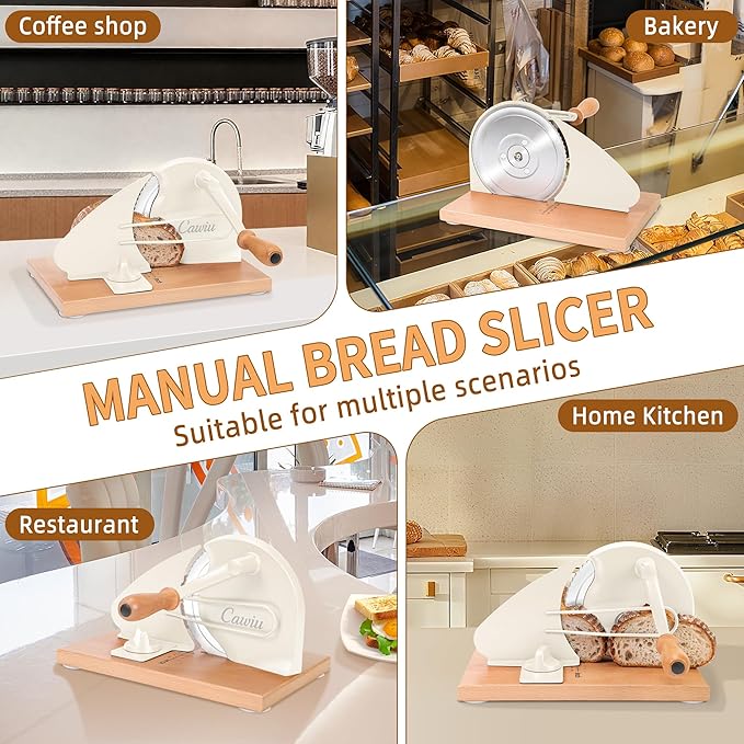 CAWIU Upgraded Manual Bread Slicer - Image 6