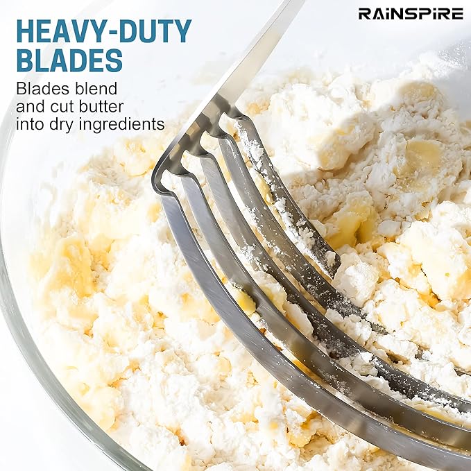 Rainspire XL Pastry Cutter For Baking, Heavy Duty Pastry Blender Stainless Steel - Image 2