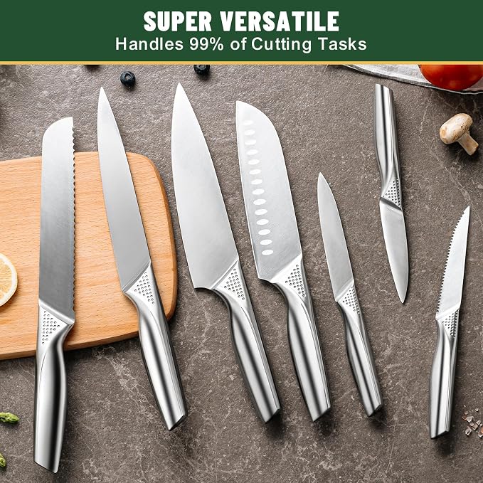 Knife Set, EWFEN 14-Piece Kitchen Knife Set - Image 8