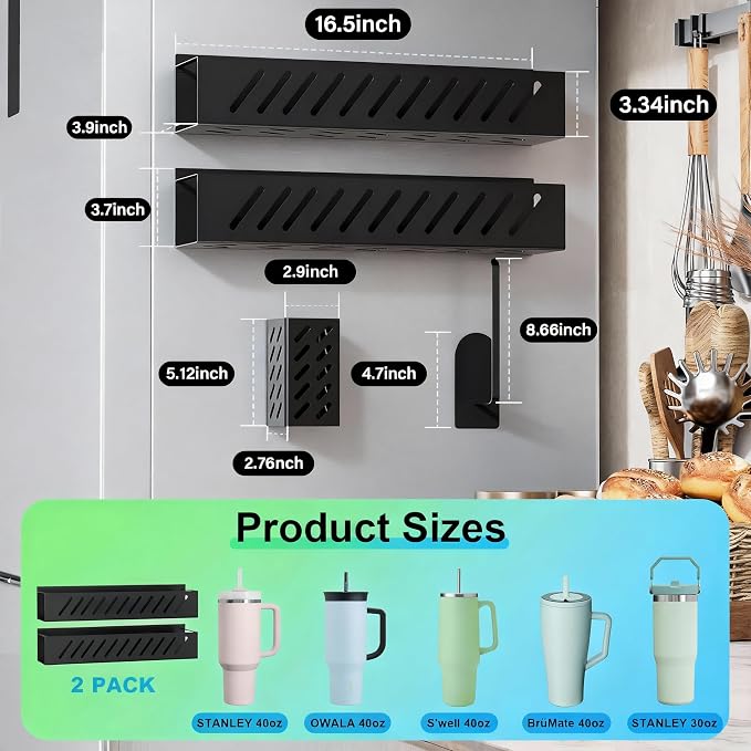 Magnetic Cup Holder for 8 Stanley 30/40 oz Tumbler, Flexible disassembly - Image 4