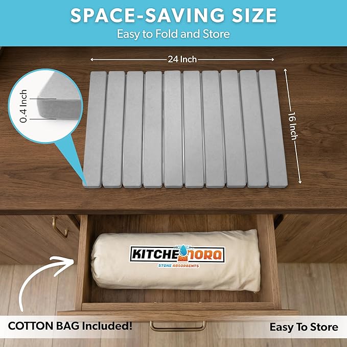 Stone Drying Mat for Kitchen Counter - Image 5