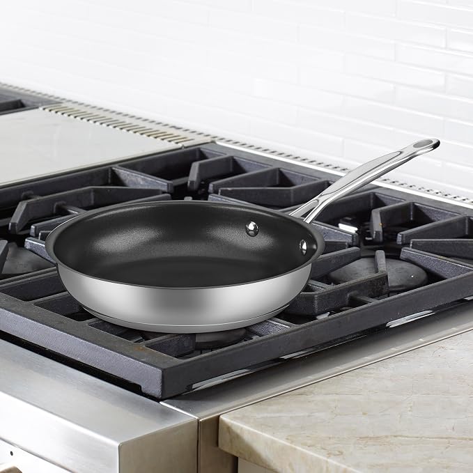 Cuisinart Chef's Classic 8" Stainless Steel Nonstick Skillet engineered - Image 3