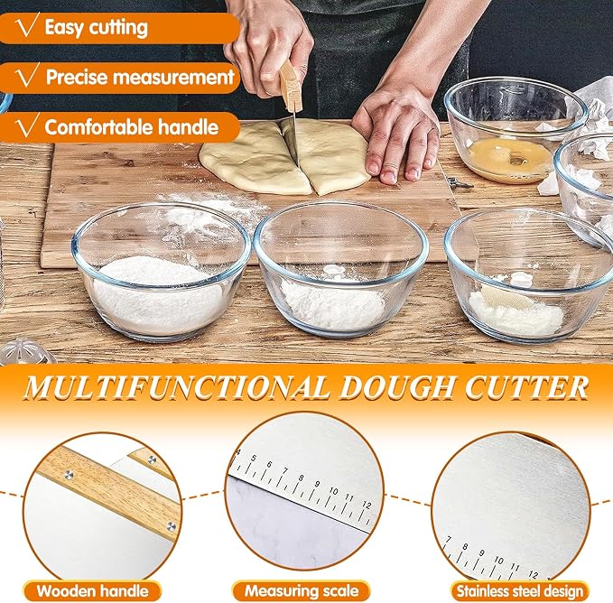 Pasta Making Tools, 10 Piece Wood Pasta Making Kit - Image 6
