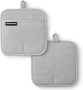 KITCHENAID Gourmet Series Gridlines Pot Holders 2-Pack Set, Heat Resistant up by KitchenAid