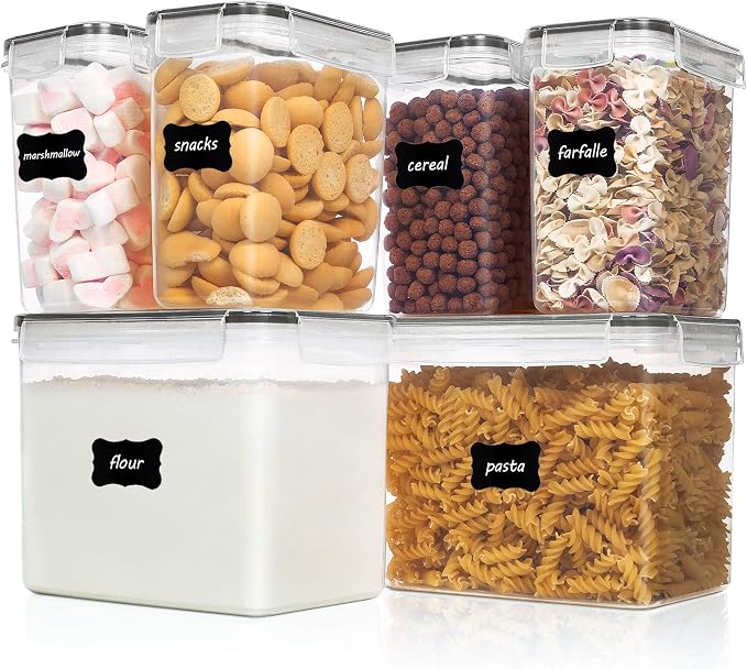 Vtopmart Airtight Food Storage Containers 6 Pieces by Vtopmart