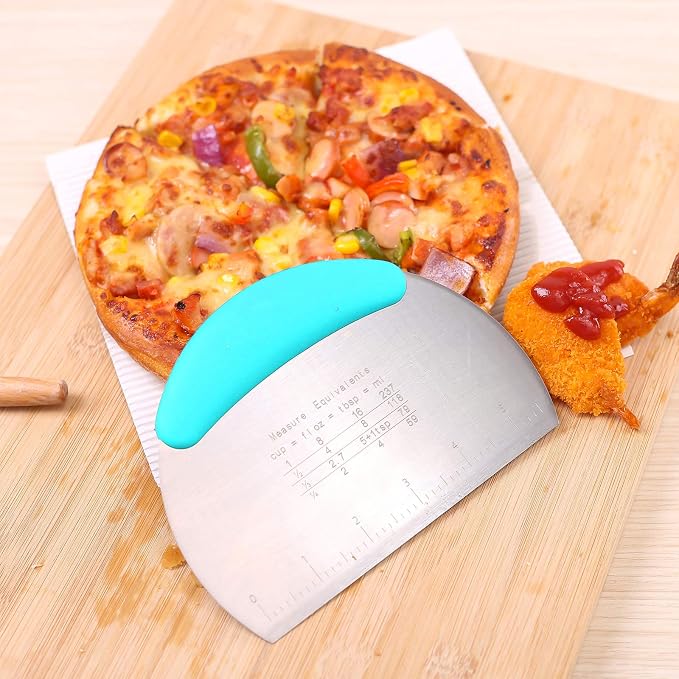1 pcs Dough Pastry Scraper Chopper/Stainless Steel Dough Scraper Cutter - Image 8
