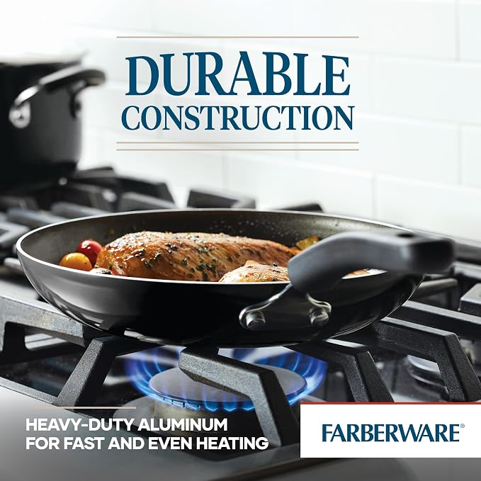 Farberware Cookstart DiamondMax Nonstick Cookware/Pots and Pans Set - Image 5