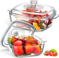 Maxcheck 2 Pieces Glass Casserole Dish by Maxcheck