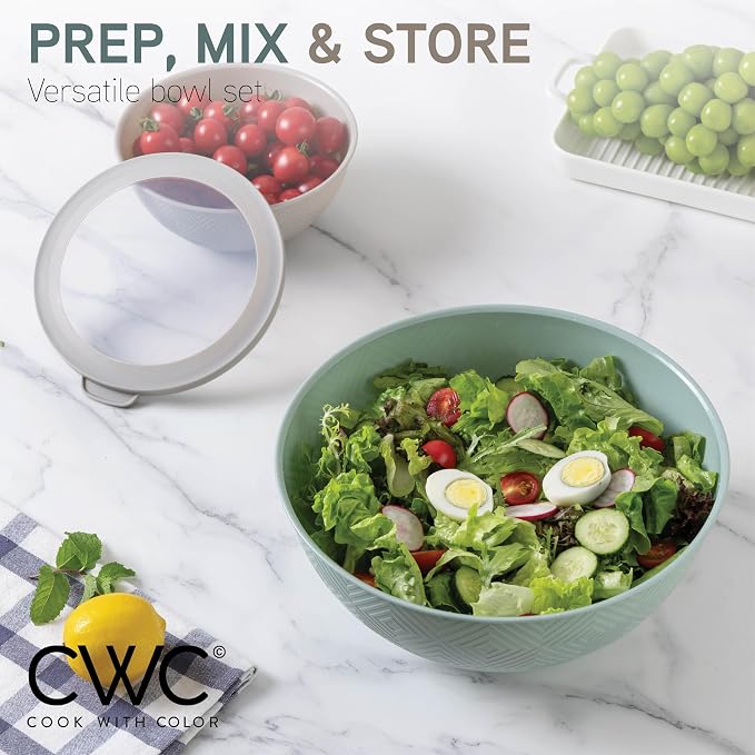COOK WITH COLOR Mixing Bowls with Lids - Image 6