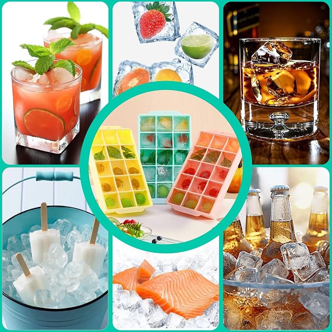 Reespring Silicone Ice Cube Tray, Ice Tray - Image 6