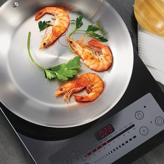 Tramontina Signature Tri-Ply Clad Stainless Steel 12-Inch Large Frying Pan - Image 6