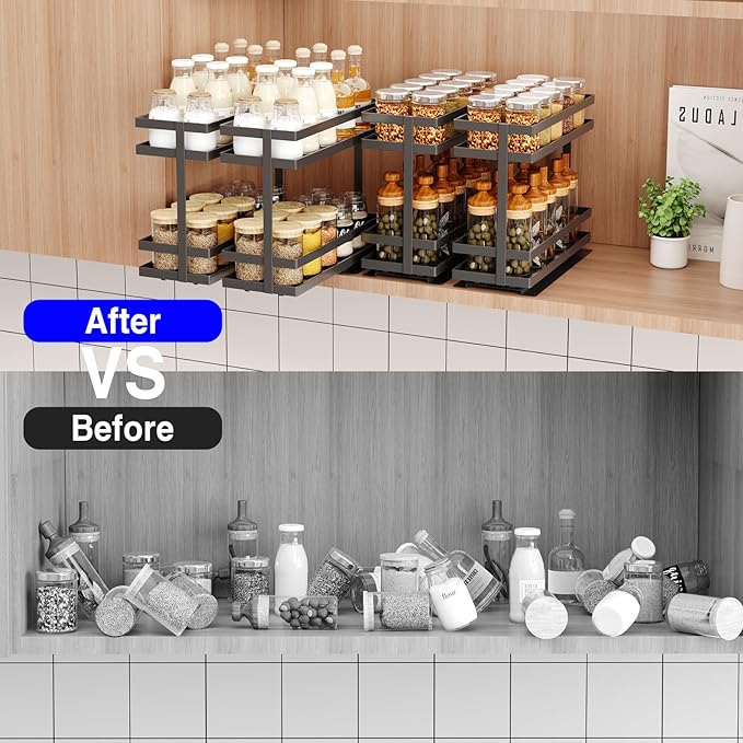 Mustorn Pull Out Spice Rack Organizer - Image 8
