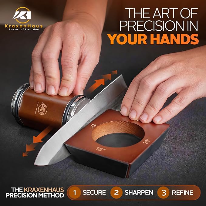 Tumbler Rolling Knife Sharpener Kit – Magnetic Manual System - Image 3