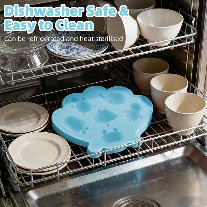Fu Store Ice Cube Tray Shell Silicone Ice Cube Trays - Image 7