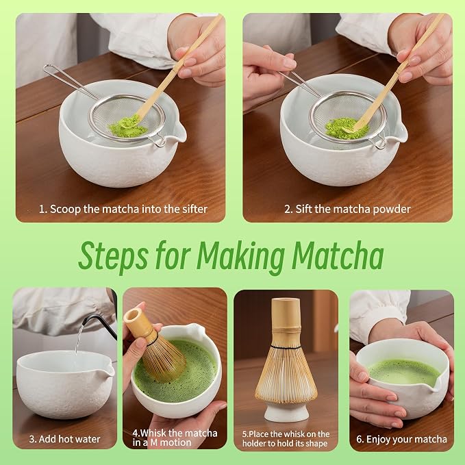 TEANAGOO Matcha Whisk Set, Matcha Kit - Image 4