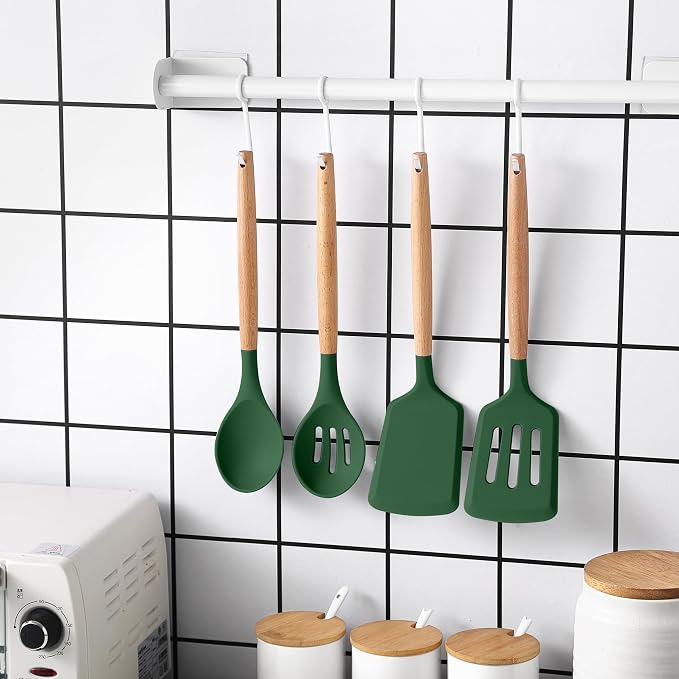 Country Kitchen Non Stick Silicone Utensil Set - Image 7