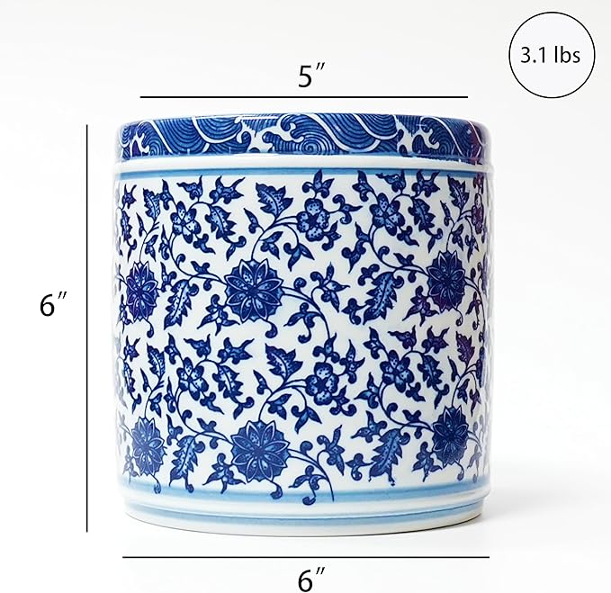 Kitchen Utensil Holder for Kitchen Countertop, Ceramic Cooking Utensils Holder - Image 2