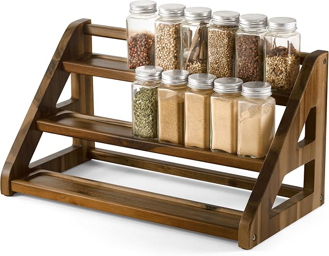 Tinamo Acacia Wood Spice Rack by TINAMO