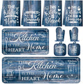 Fourluoo 10 Pcs Farmhouse Kitchen Decor and Accessories Set 4 Kitchen Towels 2 by Fourluoo