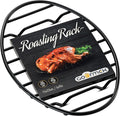 Black, Oval Oven Roasting Rack by GOURMEX