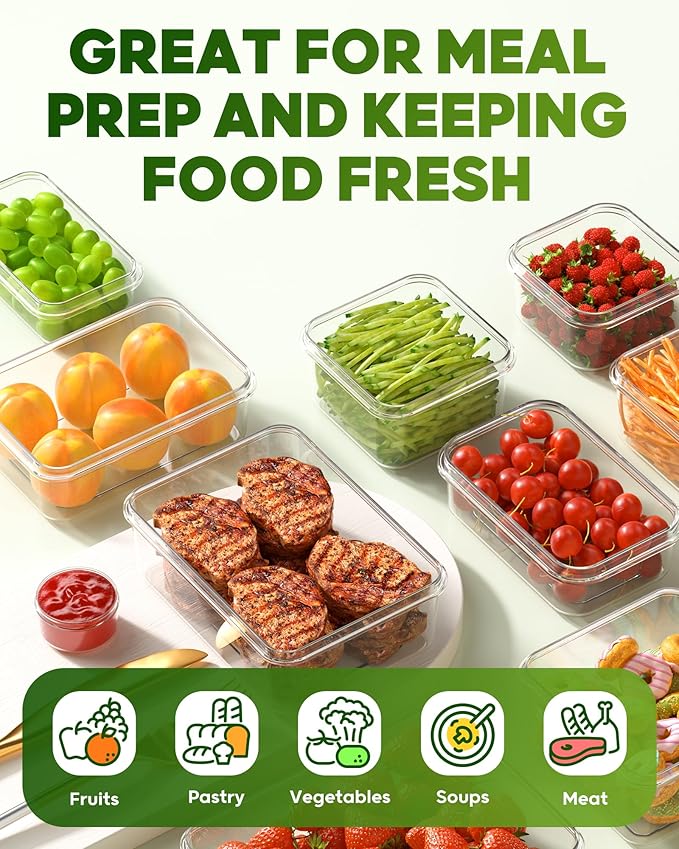 KEMETHY 60 PCS Food Storage Containers - Image 6