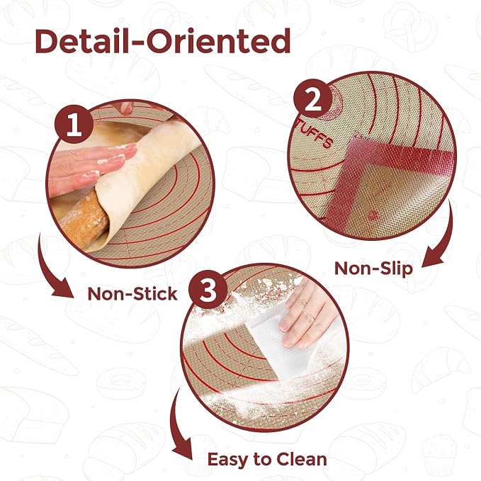 Silicone Bread Sling and Pastry Mat - Image 3