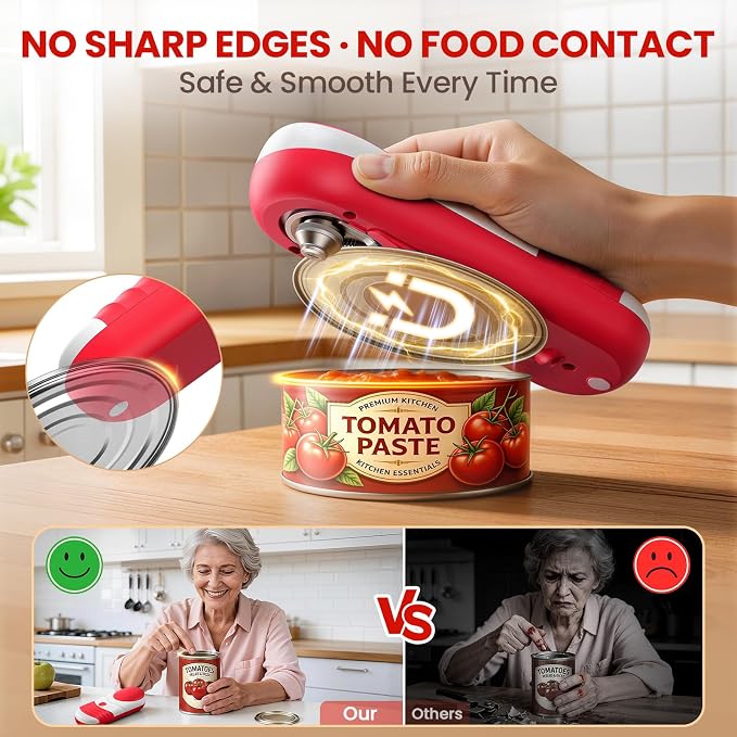 Electric Can Opener, Automatic Rechargeable Can Openers - Image 4