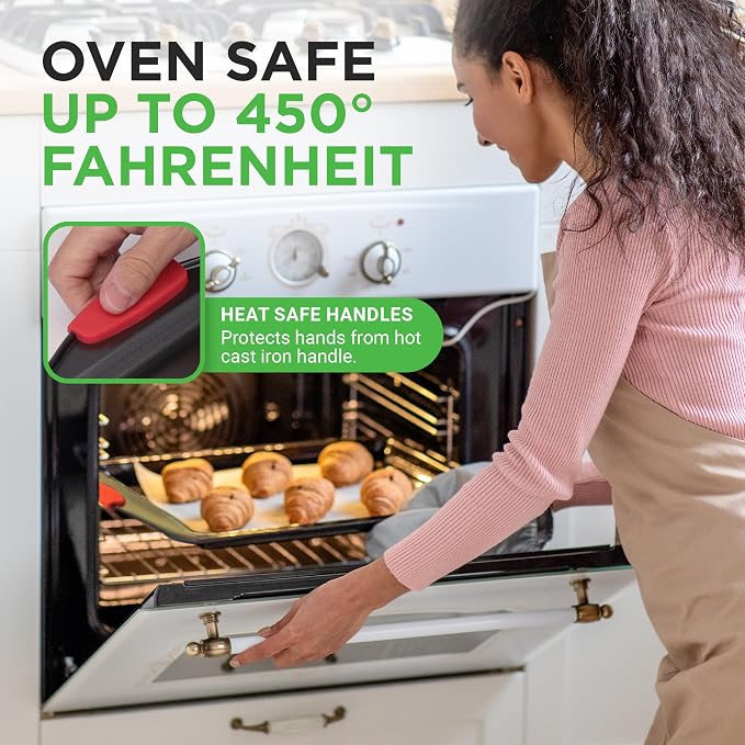 NutriChef 3-Piece Nonstick Kitchen Oven Baking Pans - Image 5