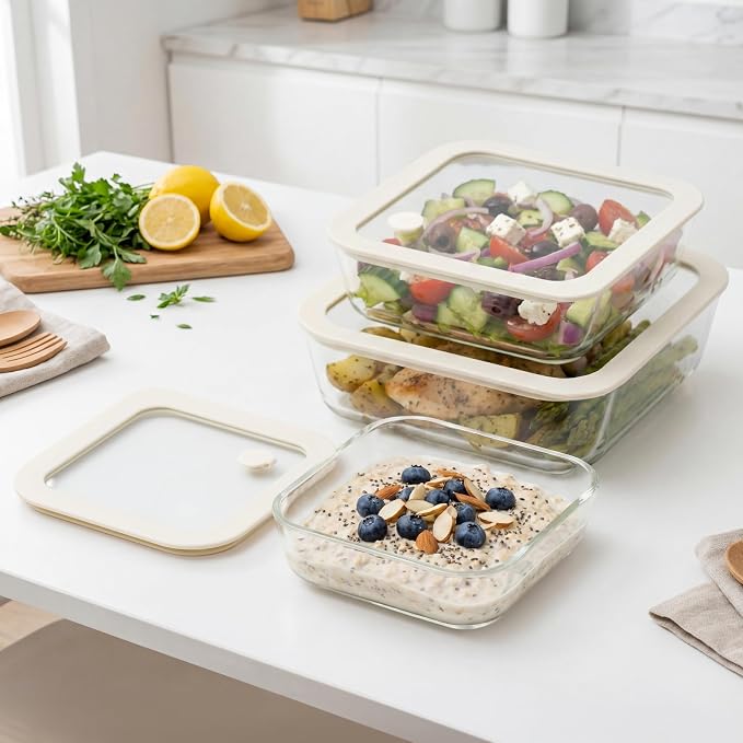 Urban Green Glass Food Container Set - Image 6
