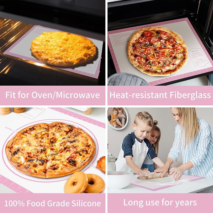 Non-stick Silicone Pastry Mat, Extra Large Baking Mat - Image 6