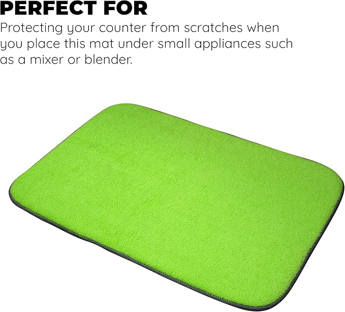 Jacent Microfiber Produce Drying Mat, 12 x 18 inch - Image 4