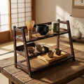 3 Tier Bamboo Matcha Station, coffee station organizer Shelf by Unknown