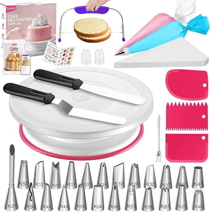 Syntus 65 PCs Cake Decorating Kit by Syntus