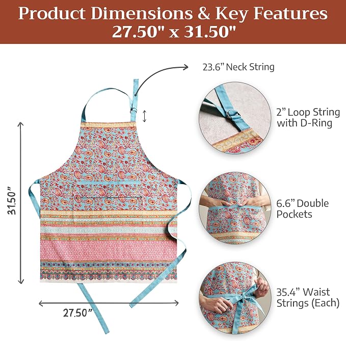 Maison d' Hermine 100% Cotton Apron - Image 5