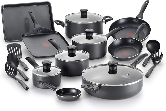 T-Fal Everything in Kitchen Total Nonstick Diswasher Safe Pots and Pans by T-falbrand