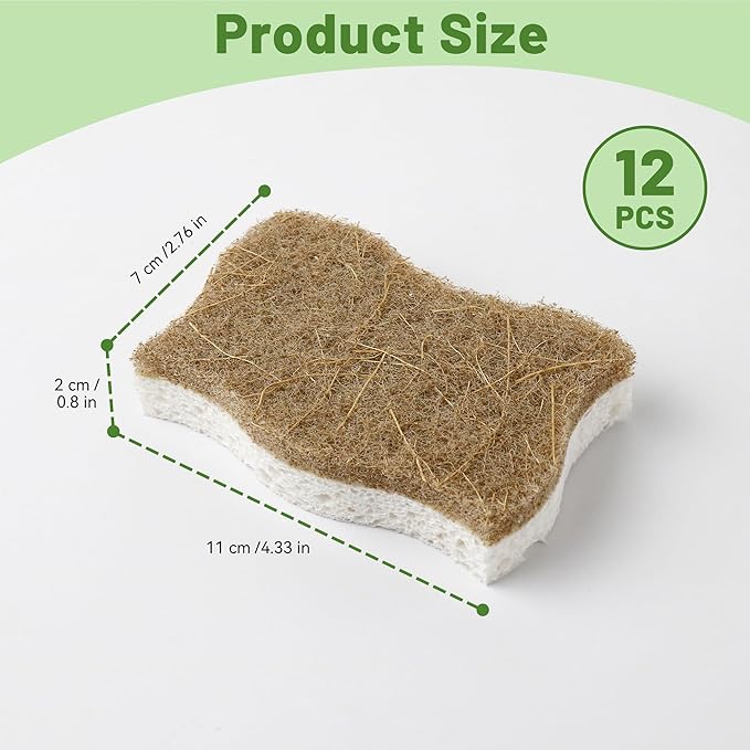 LILAC 12 Pack Natural Cellulose Sponges - Image 7