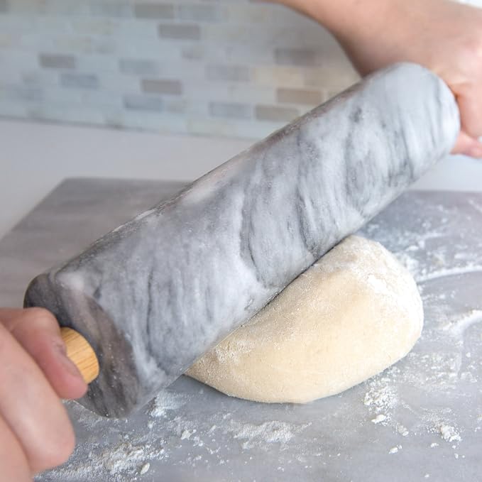 Fox Run Polished Marble Rolling Pin - Image 2