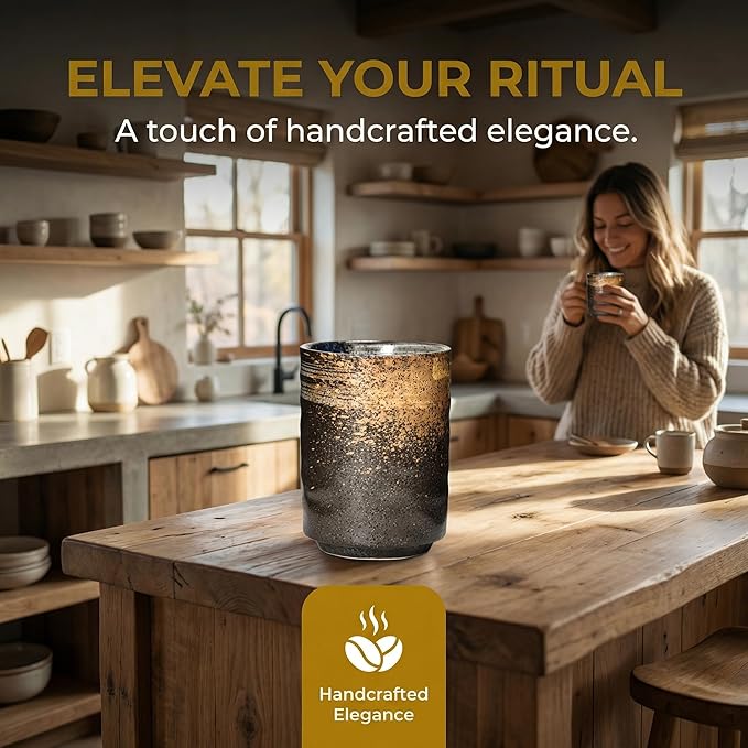 Ceramic Spoon Holder for Coffee Bar, Upright Tea Spoon Holder Cup, Coffee - Image 8