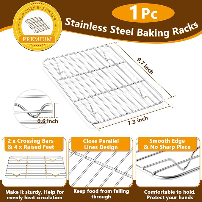 P&P CHEF 10.4 Inch Baking Sheet Pan - Image 3