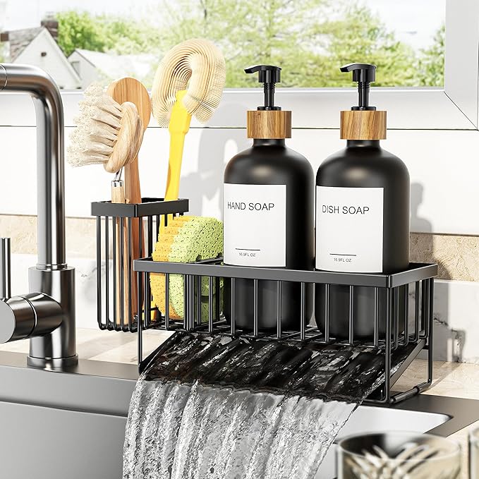 Cisily Kitchen Dish Soap Dispenser Set - Image 8