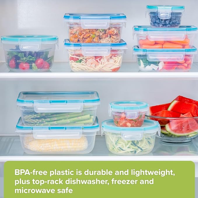 Snapware Plastic Total Solutions Food Storage Containers Set, Airtight & - Image 6