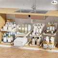 Delamu 2-Tier Multi-Purpose Bathroom Under Sink Organizers and Storage by DELAMU