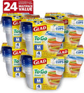 Glad GladWare To Go Snack Food Storage Containers by GladTrashFoodStorage
