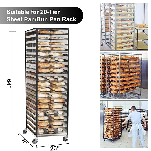 Commercial Bread Rack Cover Speed Rack Cover - Image 2