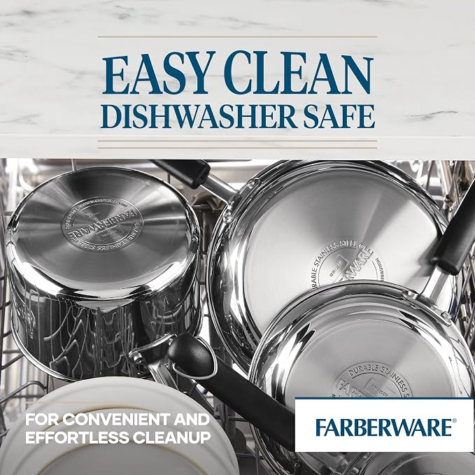 Farberware Brilliance Stainless Steel Dutch Oven/Casserole Pan - Image 7