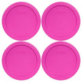Pyrex 7201-PC 4 Cup Pink Food Storage Replacement Lids by Pyrex