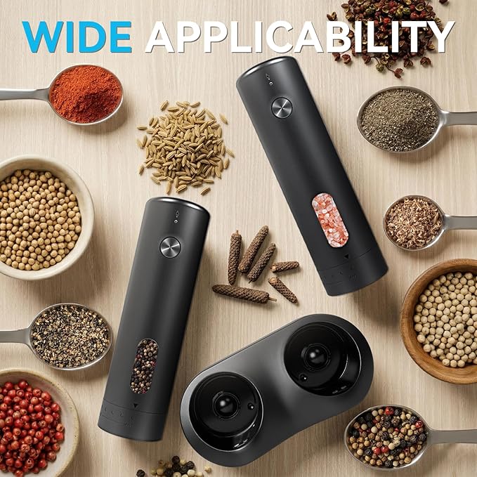 Electric Salt and Pepper Grinder Set - Image 11