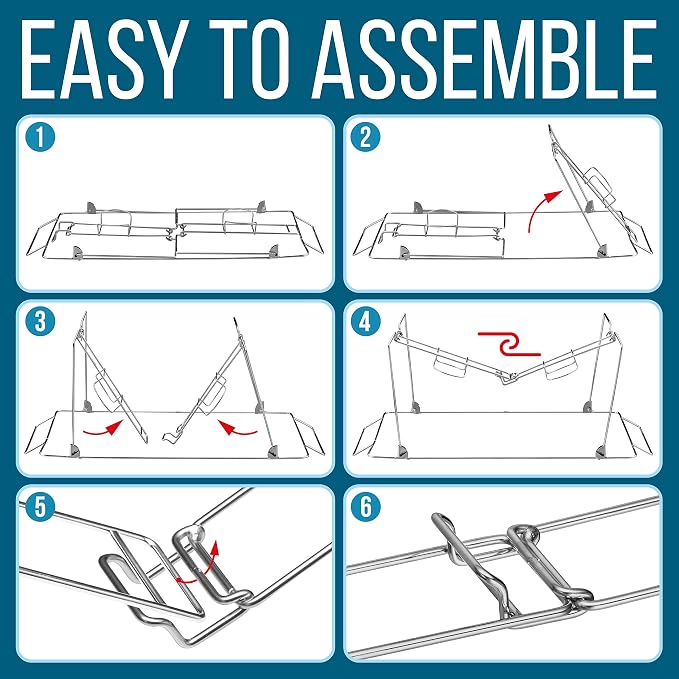 Foldable Chafing Wire Rack Buffet Stand - Image 4