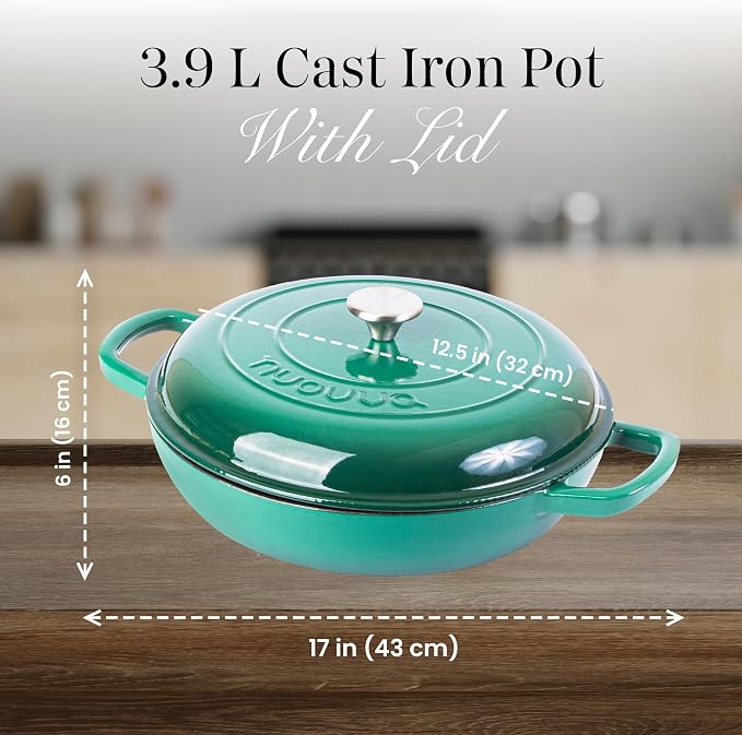 Shallow Cast Iron Casserole - Image 3