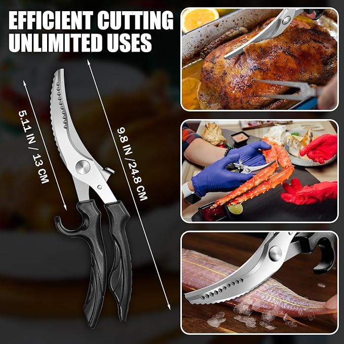 PURPLEBIRD Kitchen Scissors All Purpose - Image 6